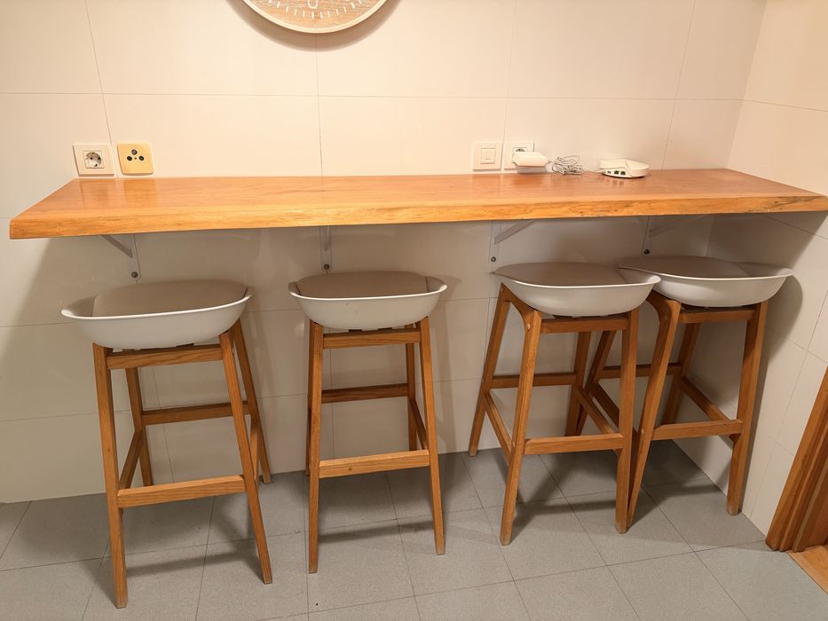 4 bancos altos Maisons Du Monde