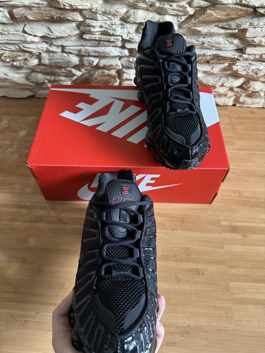 Кросівки Nike Shox TL Triple Black найк шокс тл р40-44