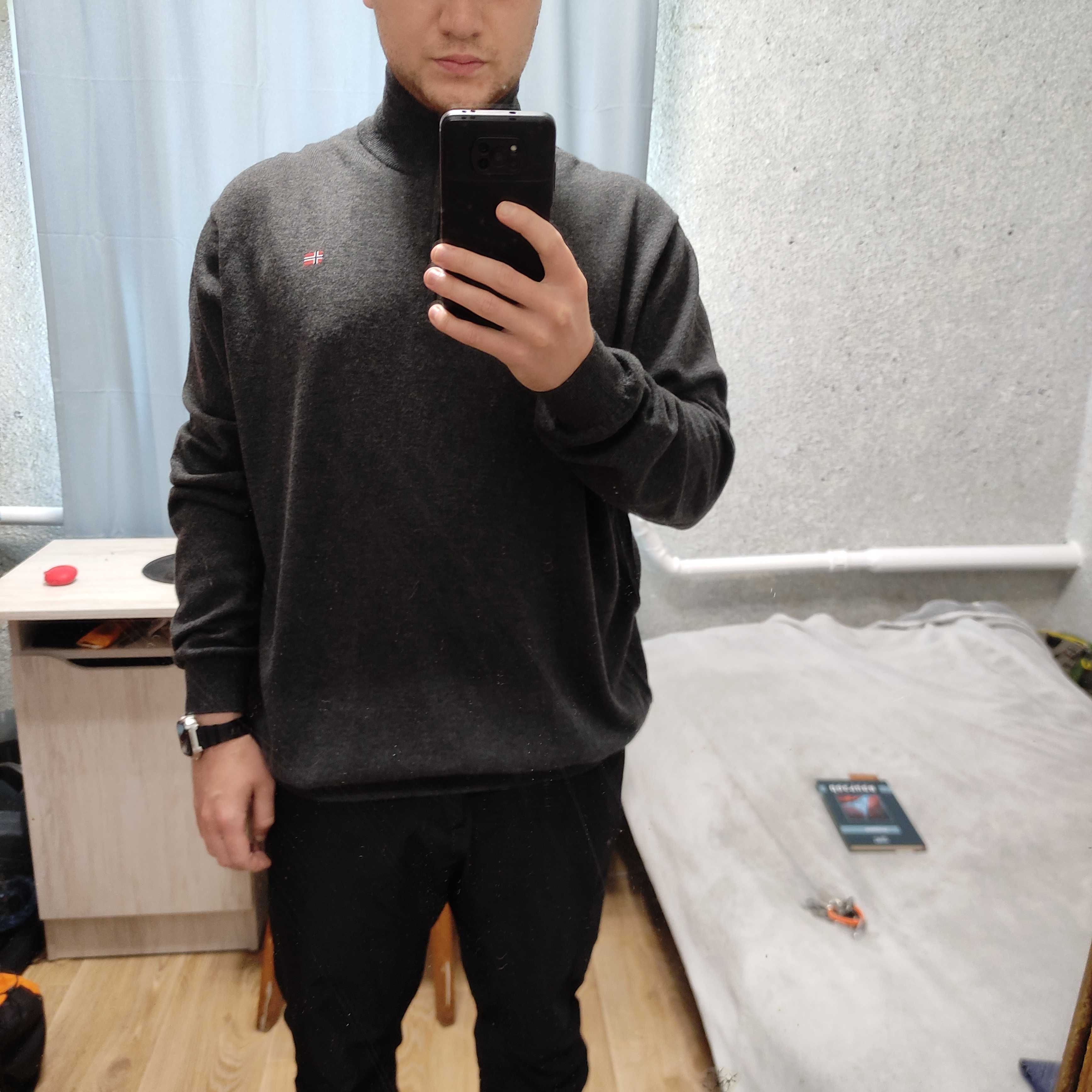 Merino wool sweater Napapijri. Хороша кофта Napapijri, шерсть мериноса