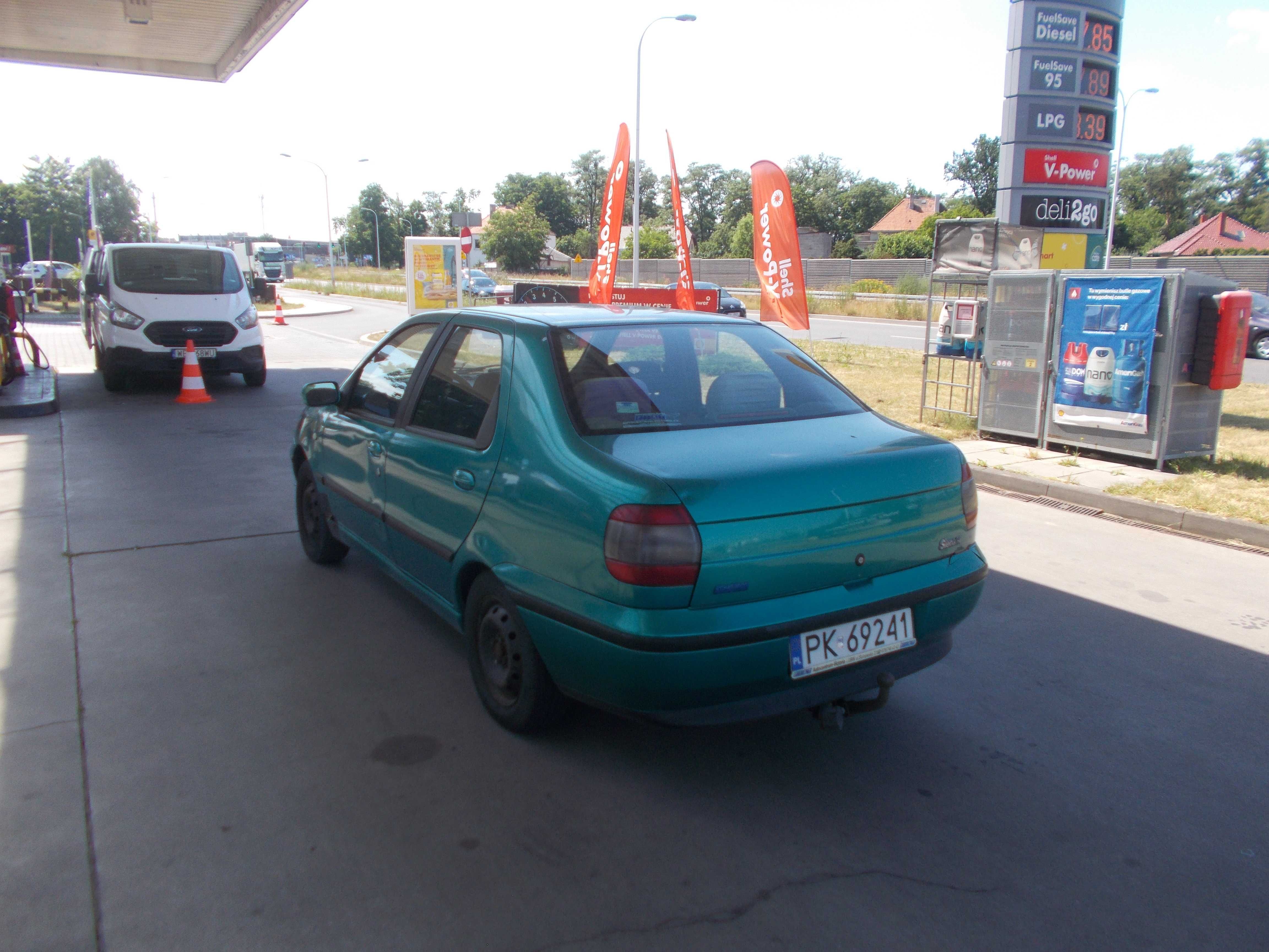 Fiat Siena poj. 1242 moc 54KW 1999 rok na części