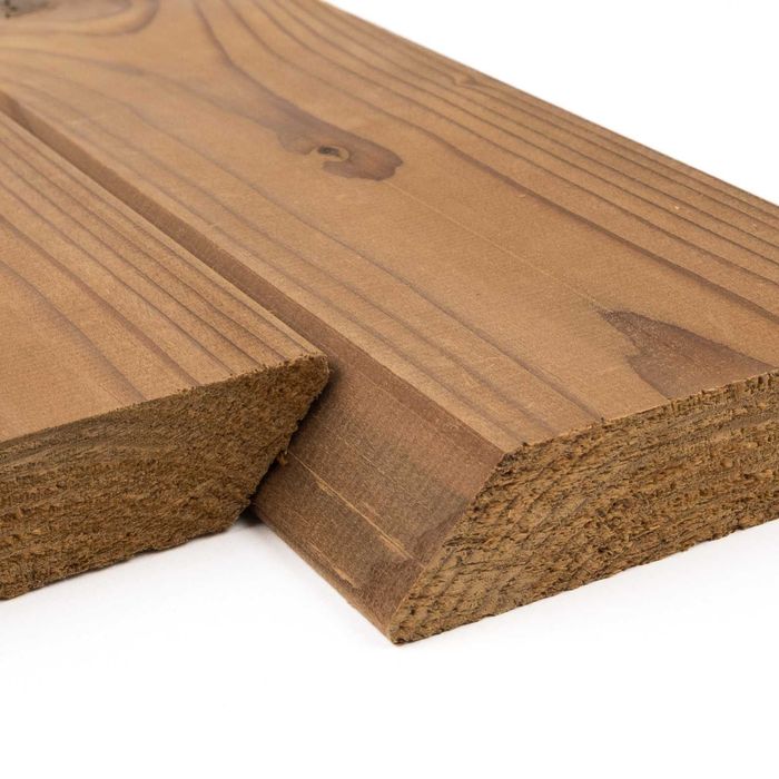 Фасадна дошка з термосмереки 120х20х3000