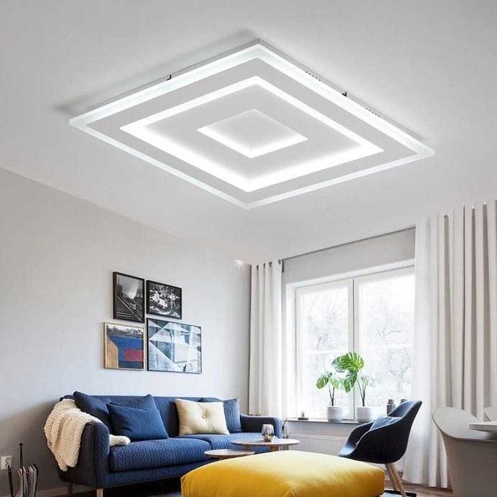 Lampa sufitowa plafon nowoczesny biały LED