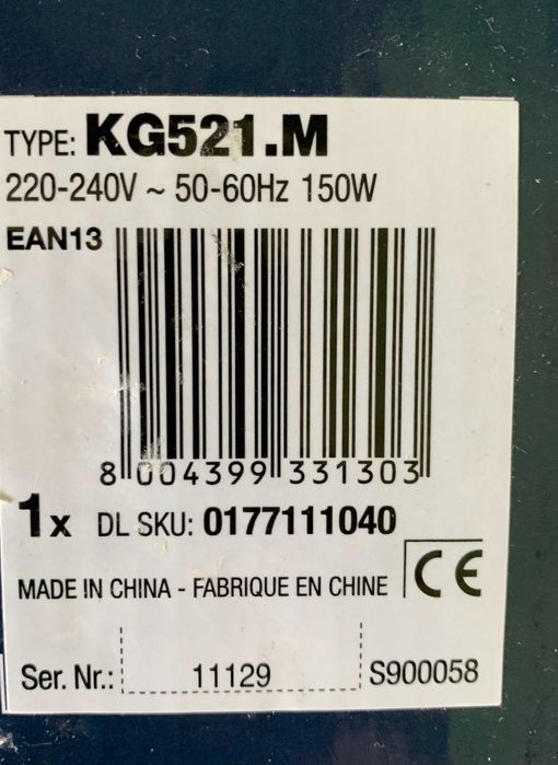 Кавомолка DeLonghi KG 521 M Dedica