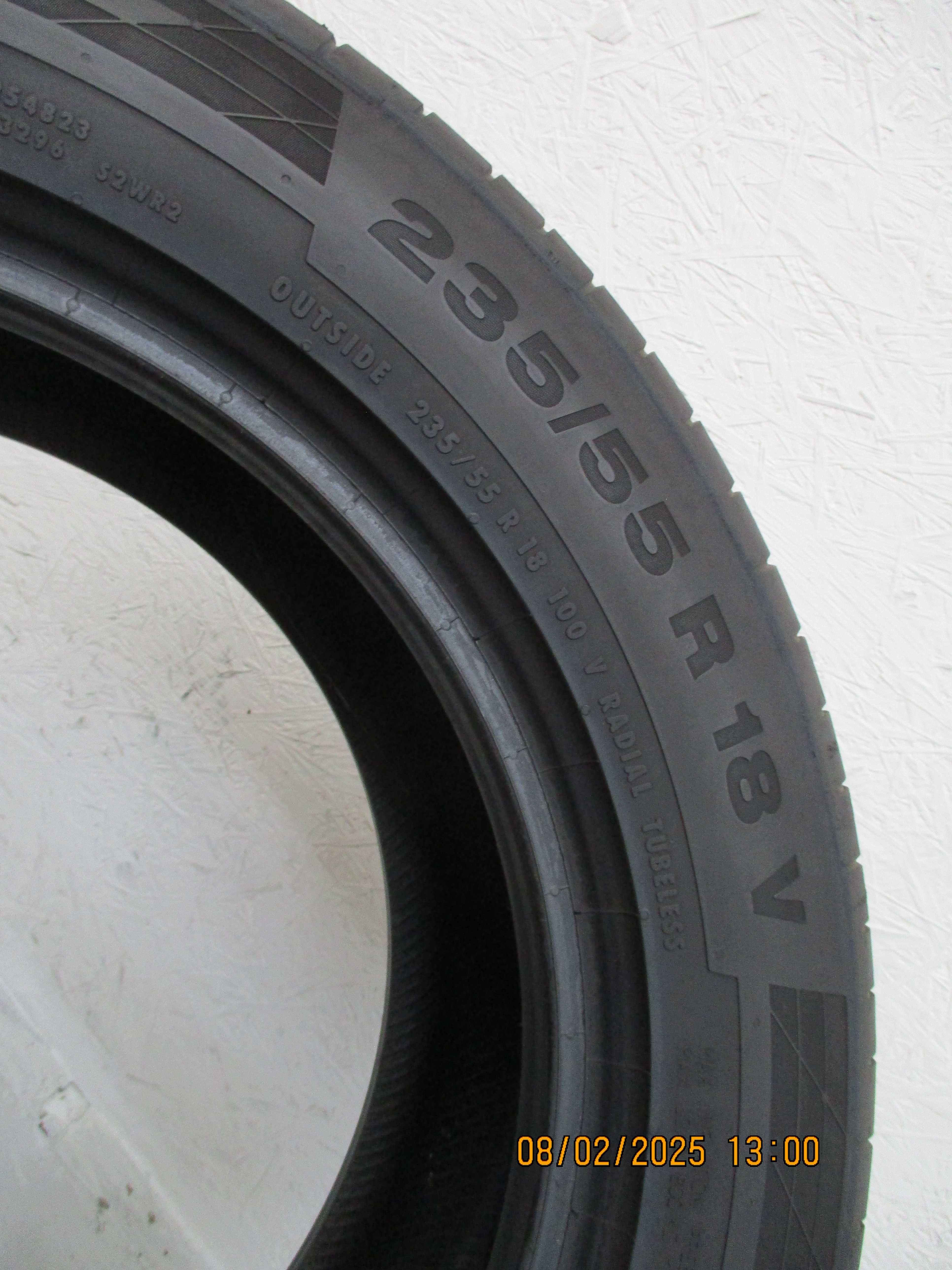 4x 235/55R18 Continental ContiSportContact 5 2x 5,3mm i 2x5,5mm