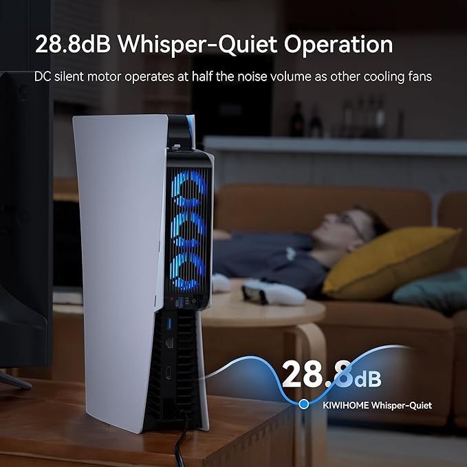 KIWIHOME Wentylator Chłodzący do PS5