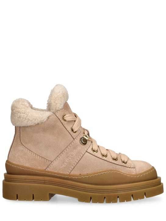 Seebychloe boots botas bege sapatos calçados