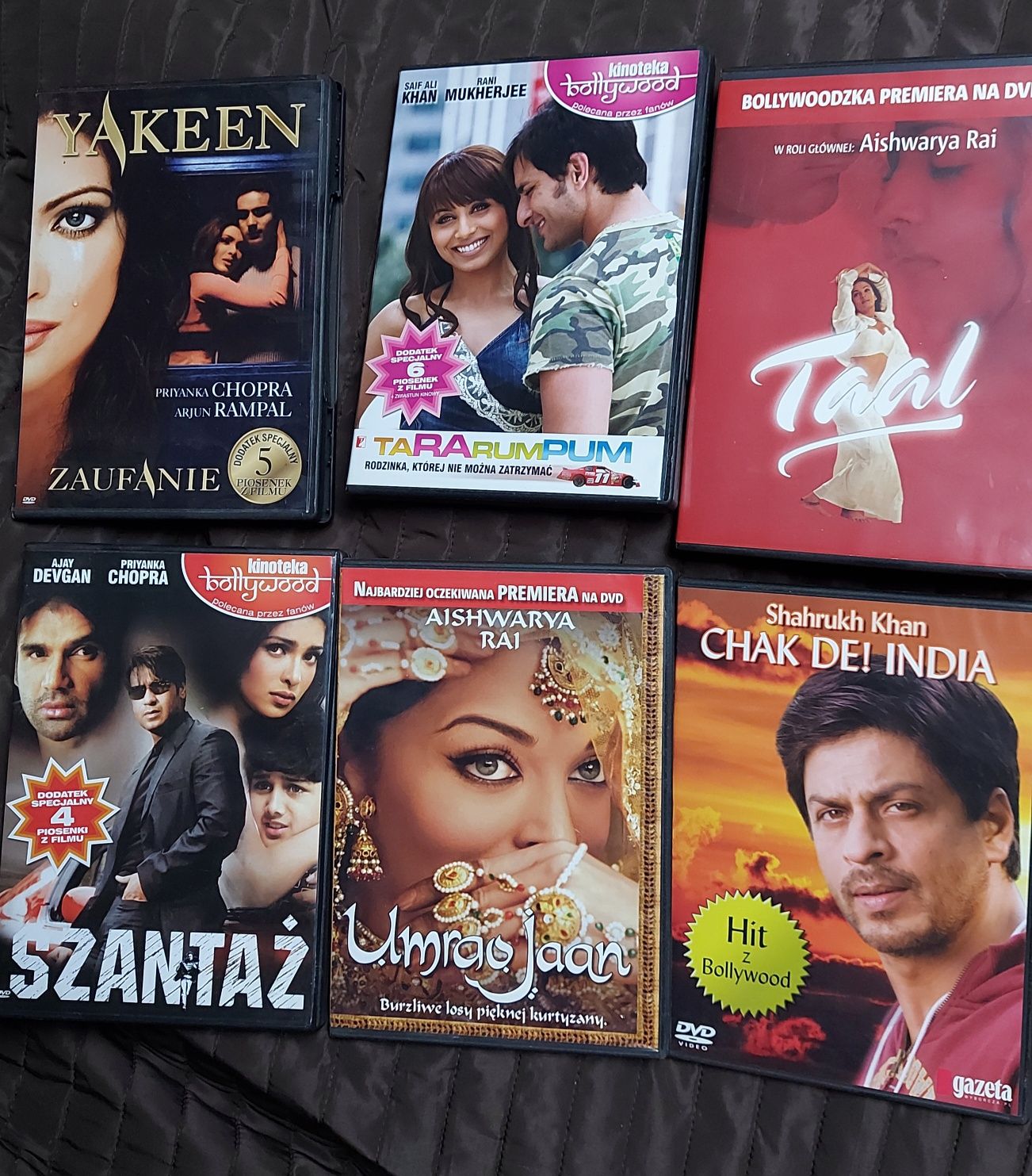 6 filmów Bollywood: Ta Ra Rum Pum, Chak de! India i inne