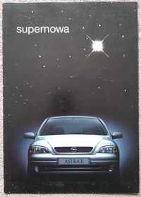 Prospekt plakat Opel Astra II