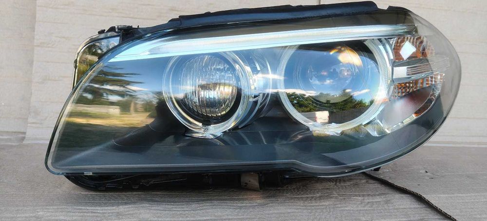 Lampa Przod Bi Xenon Skrętny Led Bmw 5 F10 F11 Lci Lift 13-17r LHD