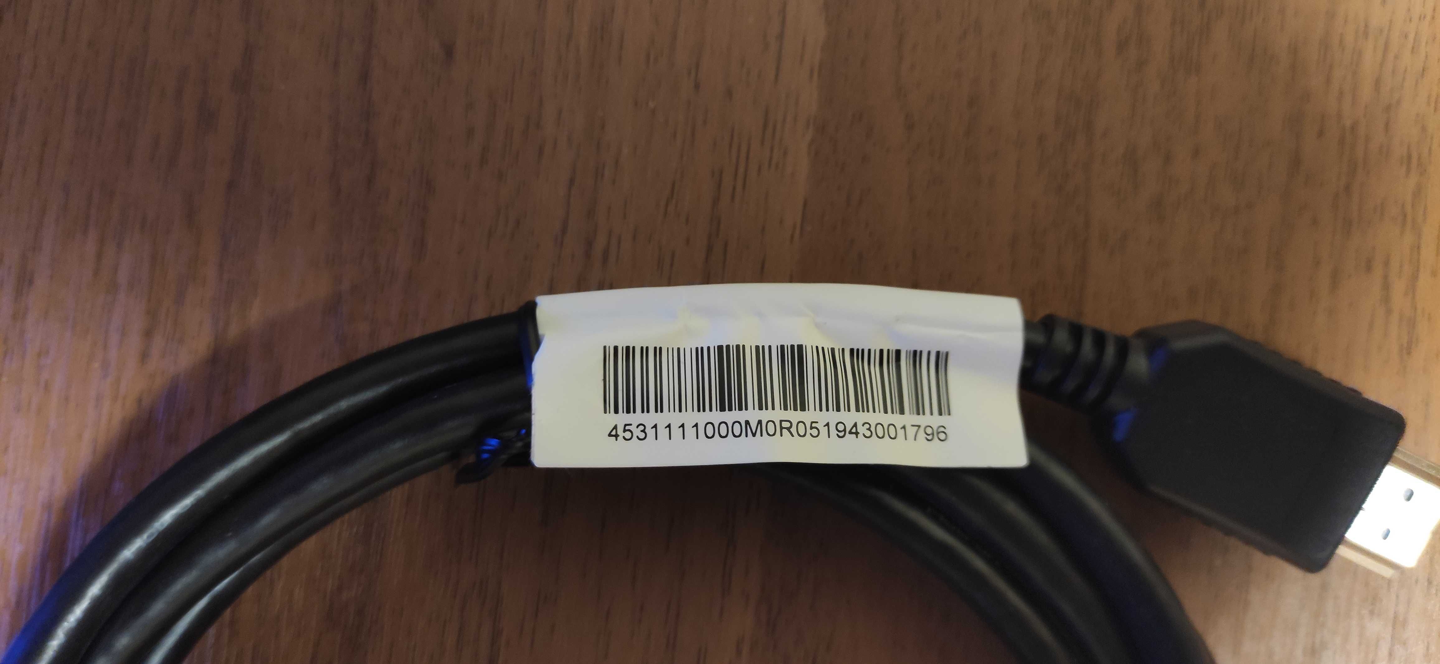 Кабель Original HP 917445-001  HDMI 1.8 m Black