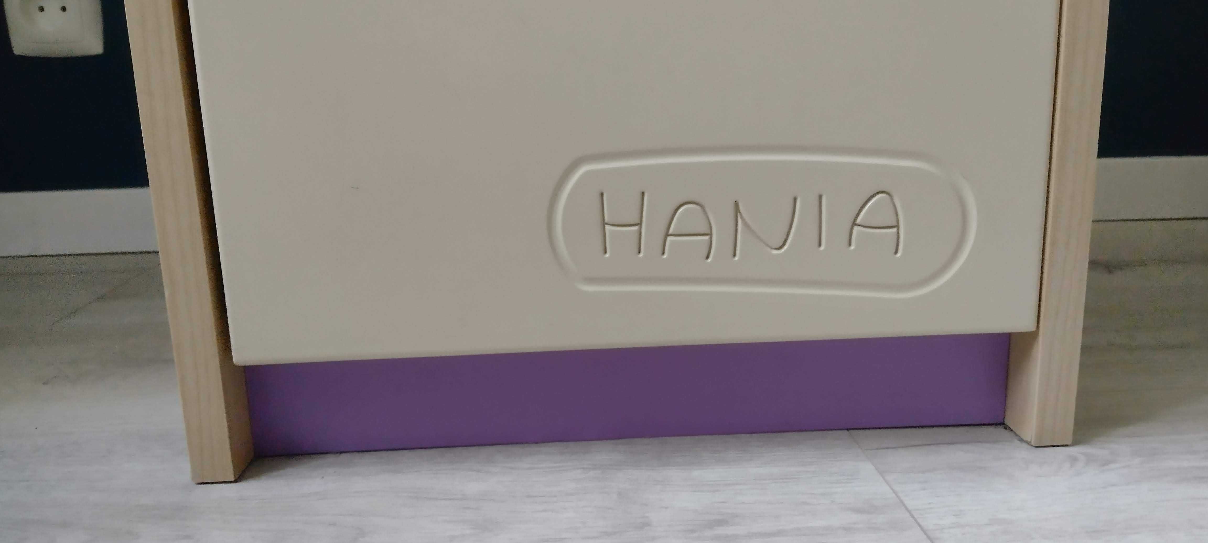 Biurko dziewczęce, personalizowane "Hania" + fotel