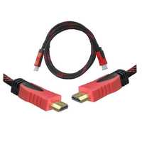 Kabel Hdmi-Hdmi 3M Czerwony V1.4 Blis