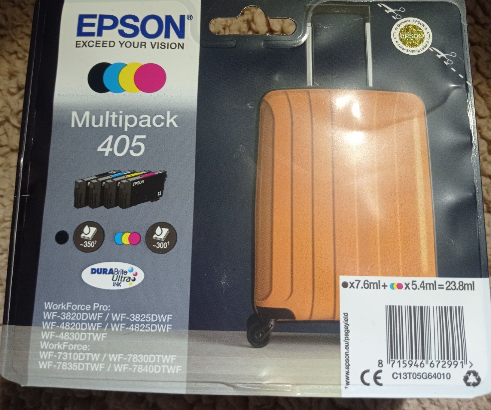 Epson Multipack 405 zestaw tuszy tusz do drukarki nowe
