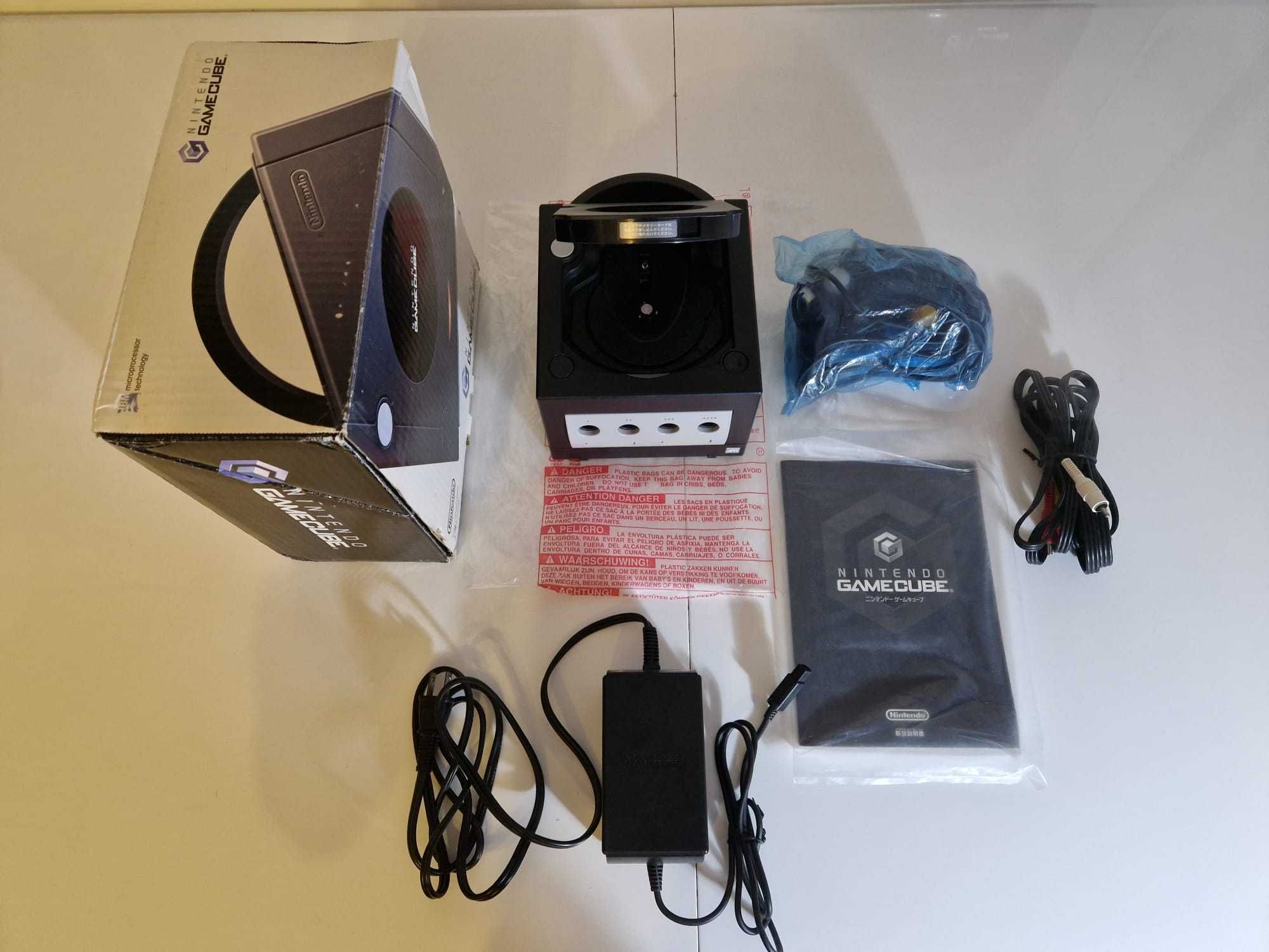 GAMECUBE Nintendo - Japończyk plus trzy gry