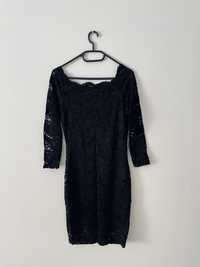 Koronkowa sukienka mała czarna May Design