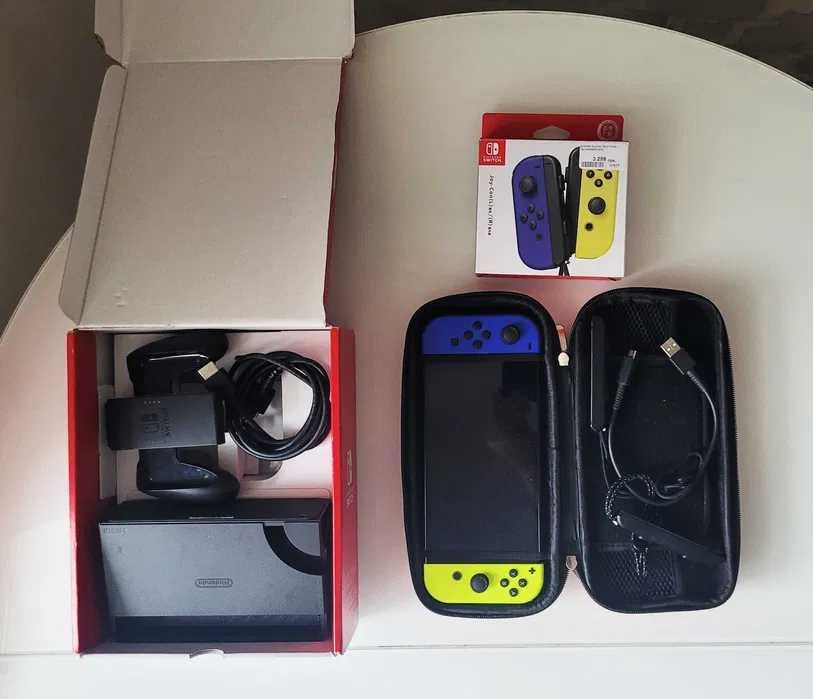 Nintendo Switch, комплект, офіційна, чудовий стан.