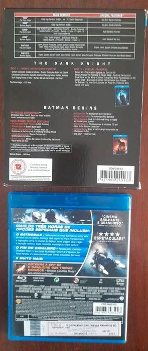 Bluray Batman Christopher Nolan