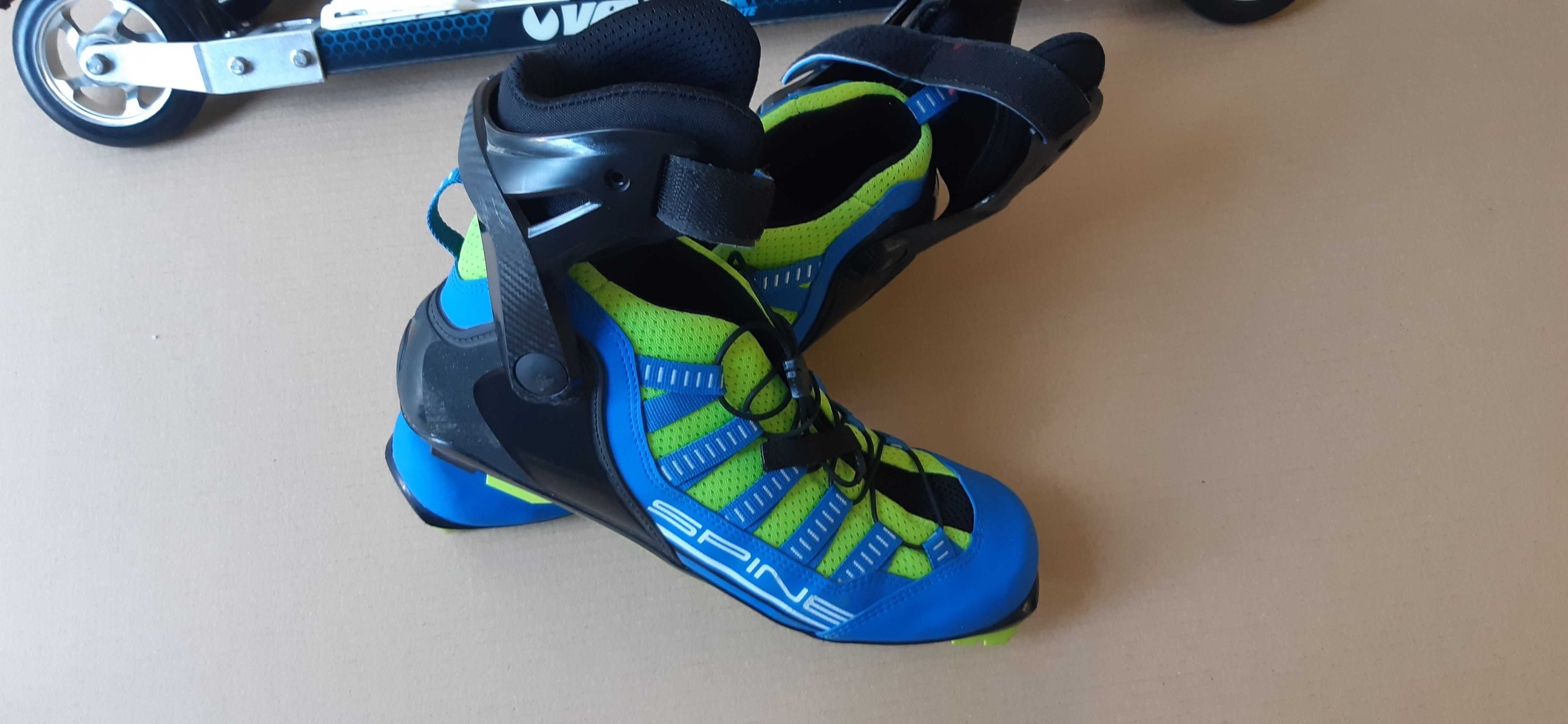 Nartorolki VEXA 63FW Flex Composite Skate buty SPINE kije VASA