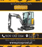 Wynajem minikoparki wypożyczalnia minikoparka minikoparkę 1550 kg