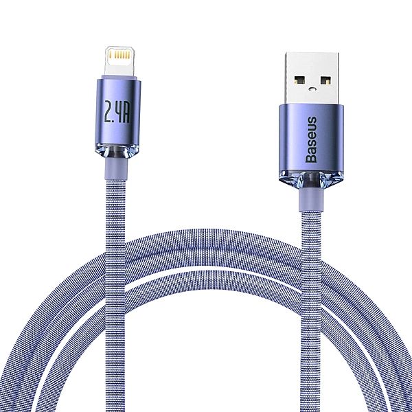 Baseus Crystal Shine Series kabel przewód USB do szybkiego ładowania i