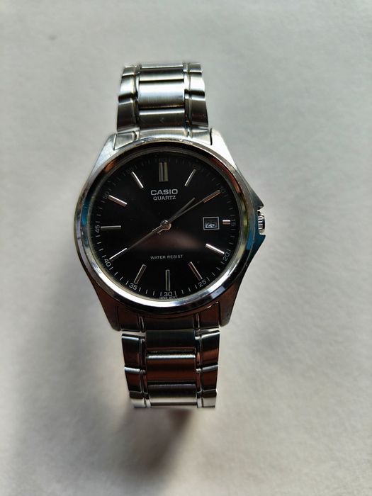 Zegarek męski Casio MTP-1183 Japan Oryginał Czarna tarcza Klasyczny