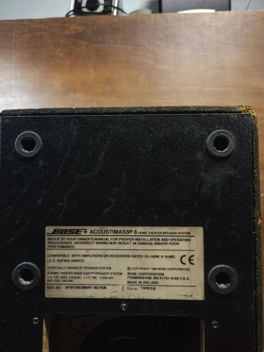 Subwoofer Bose acoustimass 6 kino domowe