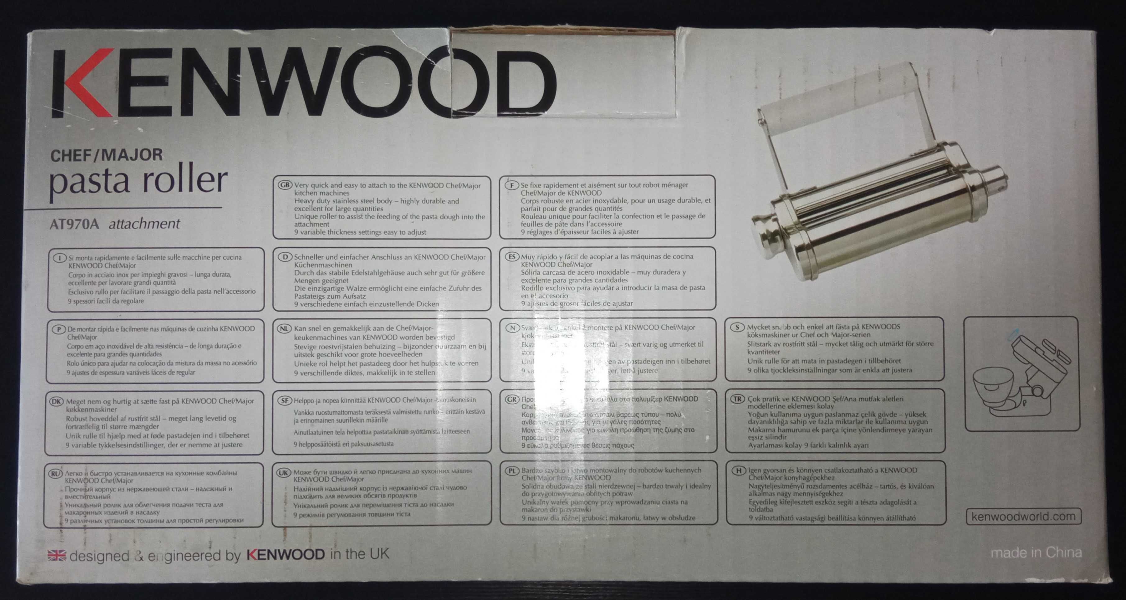 Acessório Rolo de Lasanha Kenwood