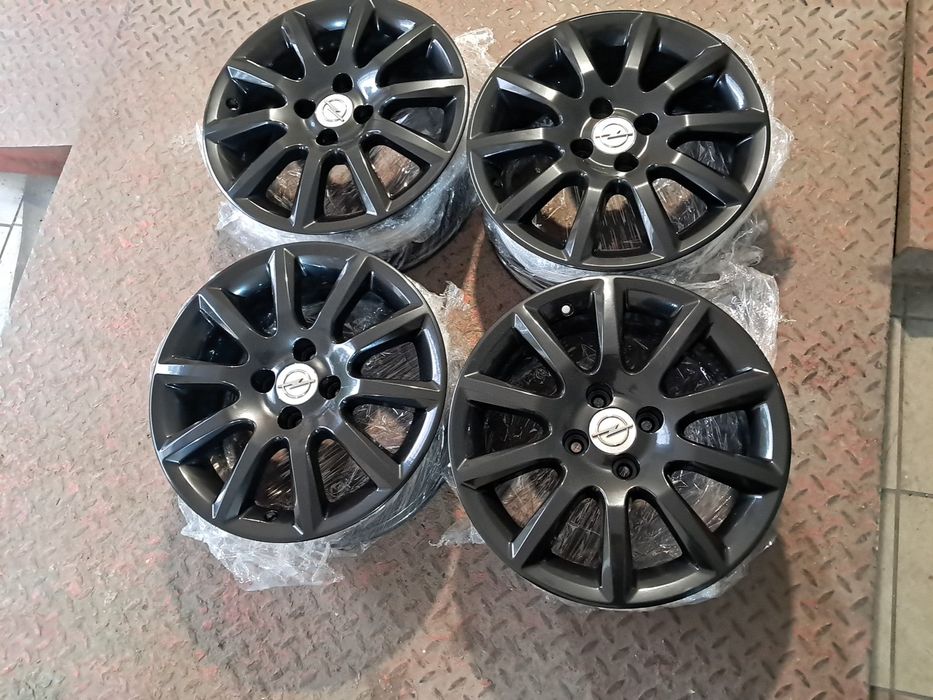 Alufelgi 16 Opel Astra H Corsa D E 4x100 Czarne