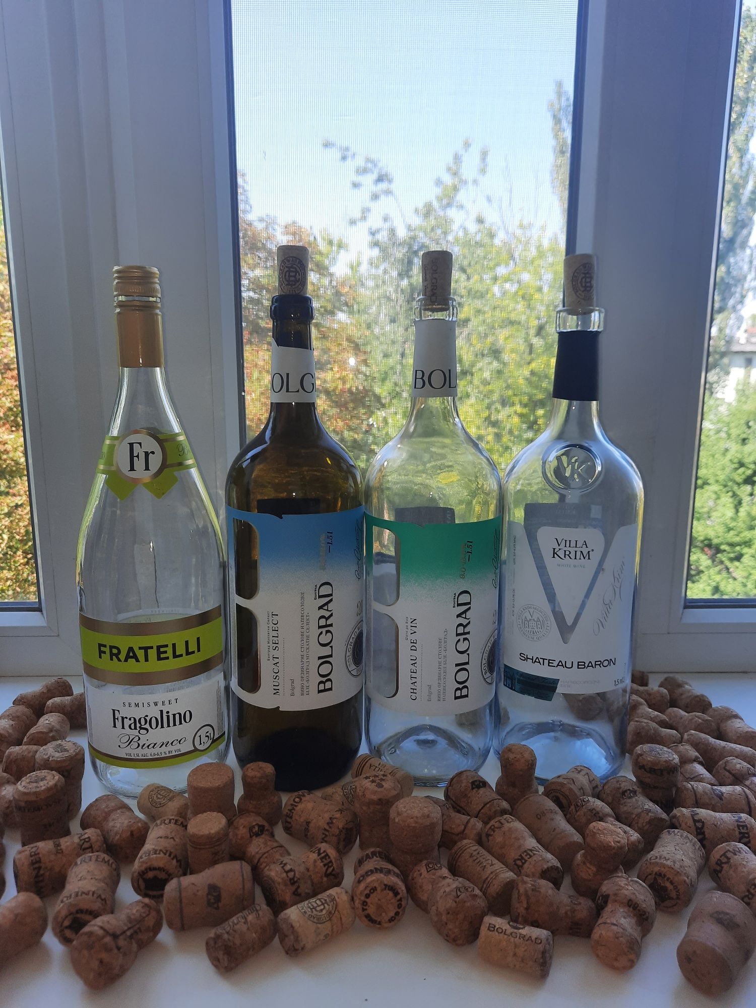 Эксклюзивные бутылки от элитного алкоголя.