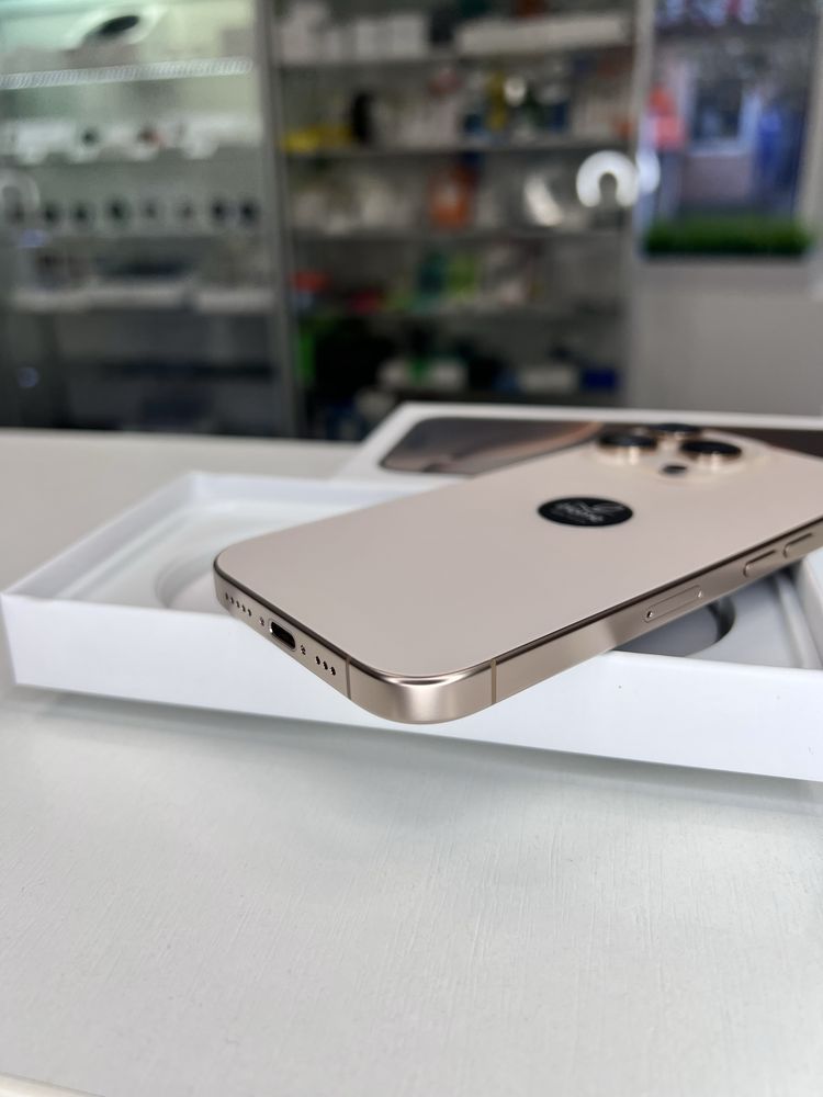 Open Box iPhone 16 Pro 128GB Desert Titanium NEVERLOCK