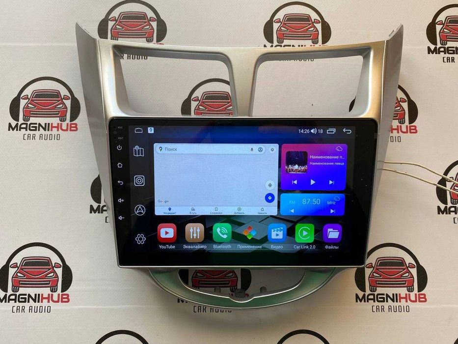 Магнитола Hyundai Accent,Solaris,Verna  2010-2016 Автомагнитола