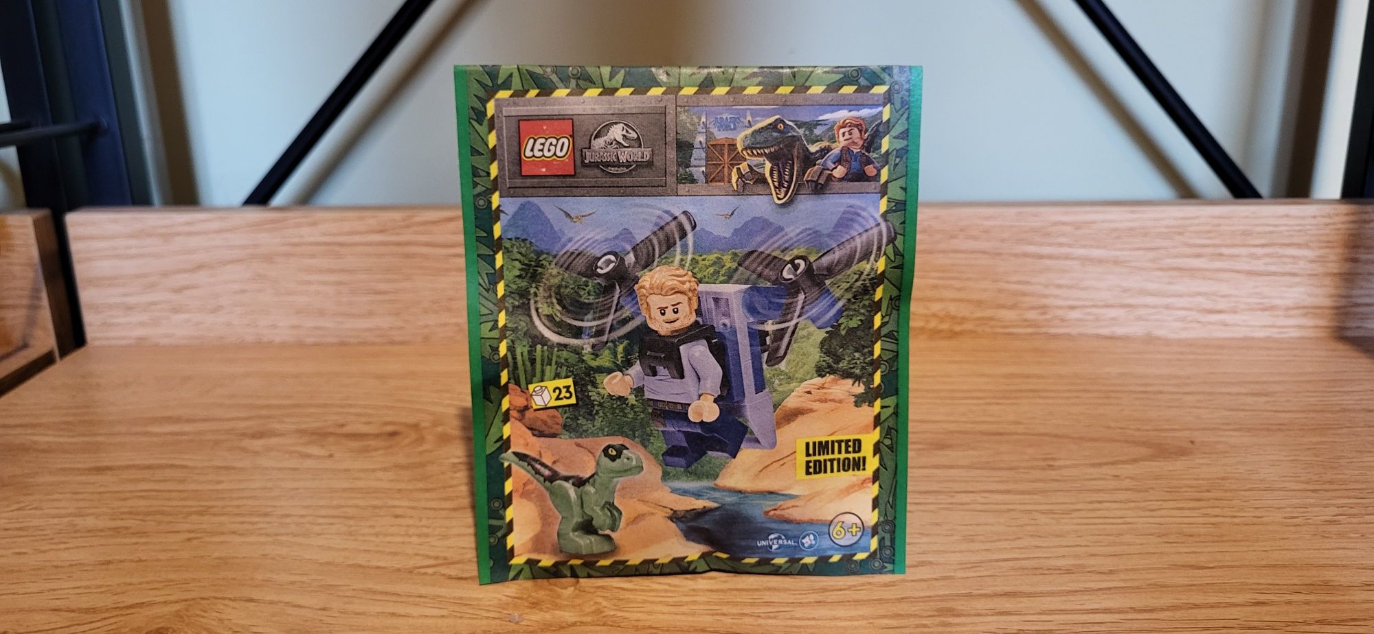 Lego Jurassic World 122328 Owen plus jetpack raptor saszetka klocki
