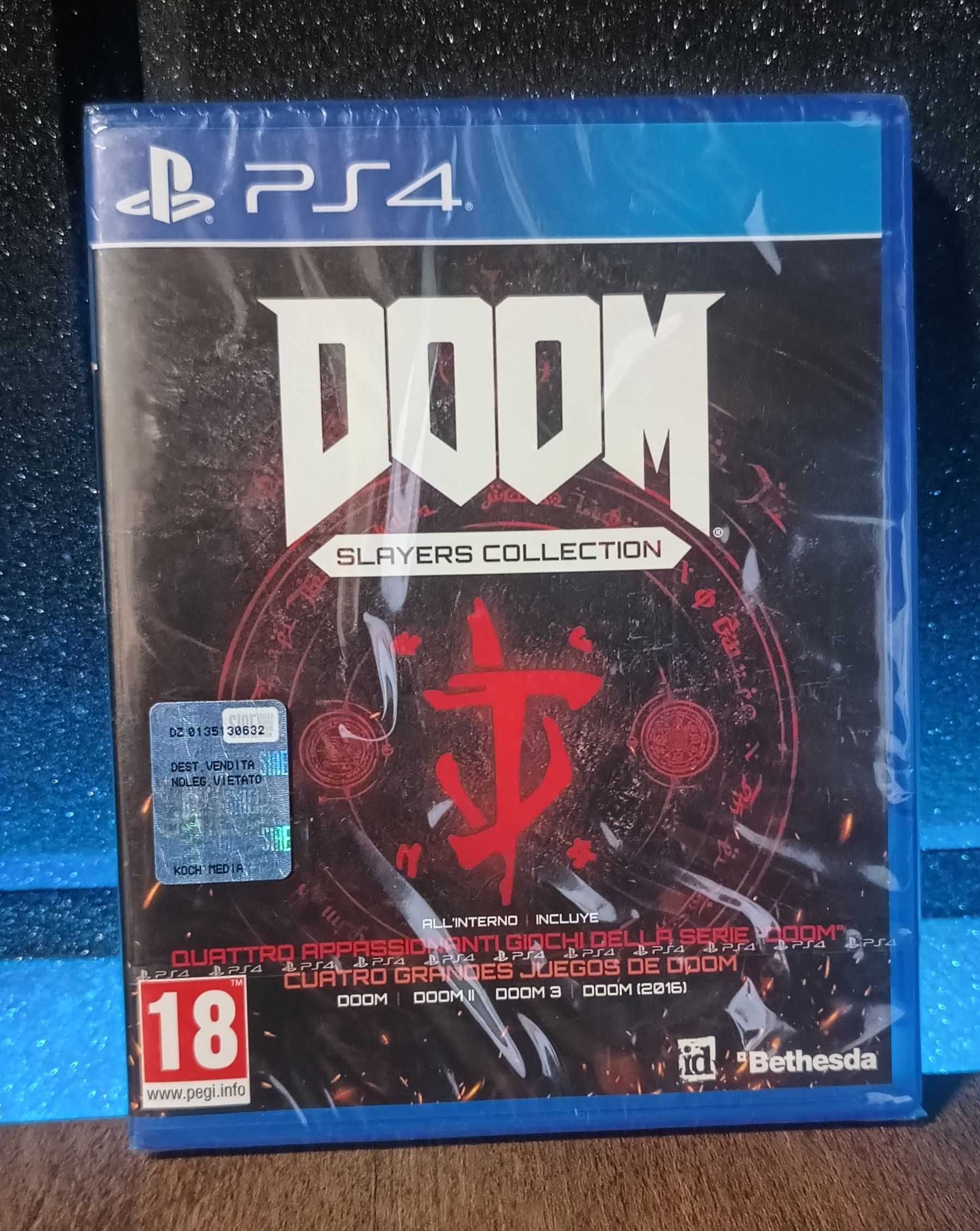 Doom: Slayers Collection PS4 PS5 zestaw czterech kultowych strzelanek