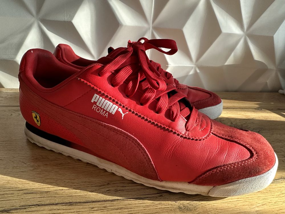 Buty męskie adidasy czerwone Puma SF Roma Ferrari 44.5