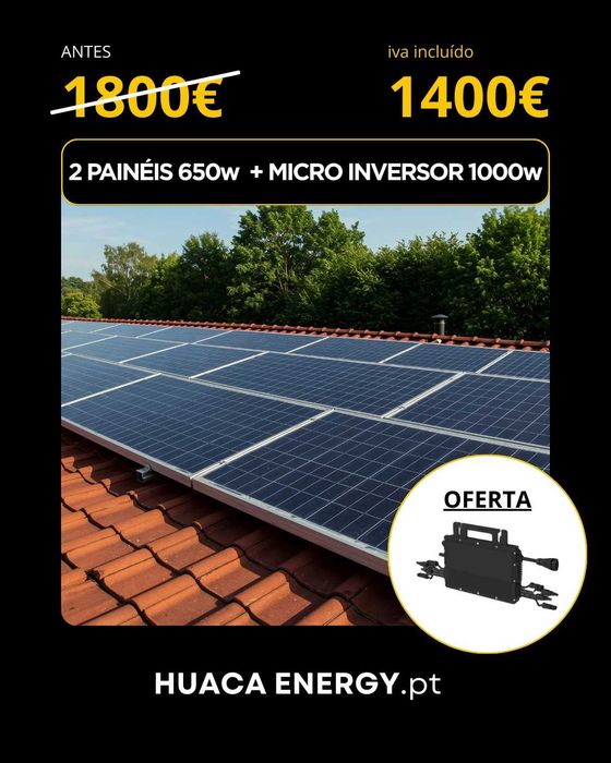Instalação de painéis fotovoltaicos