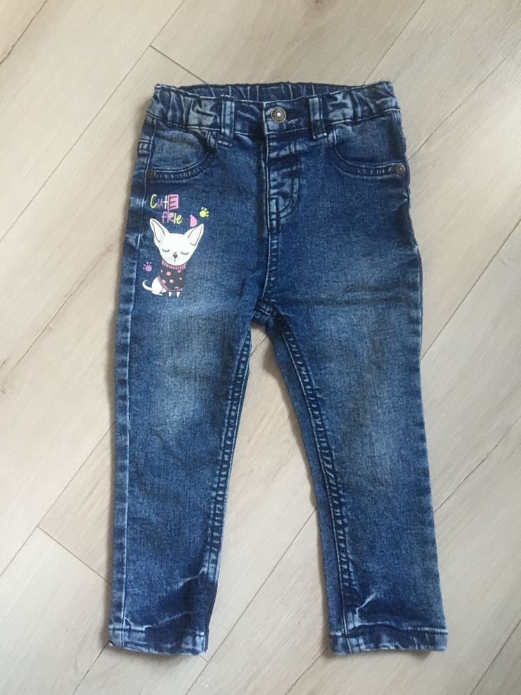 Spodnie jeansy 92