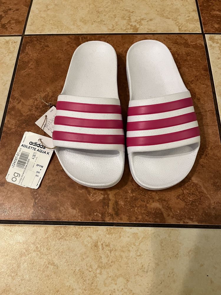 Klapki adidas, damskie/ dziecięce rozmiar 36,7