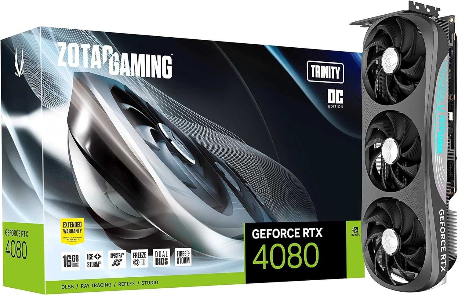 Zotac GAMING GeForce RTX 4080 16 GB Trinity OC (ZT-D40810J-10P)