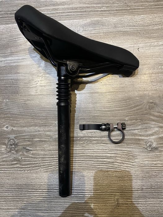 Siadełko rowerowe z amortyzatorem
