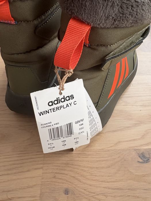 Śniegowce Adidas Winterplay 31.5 nowe z metką