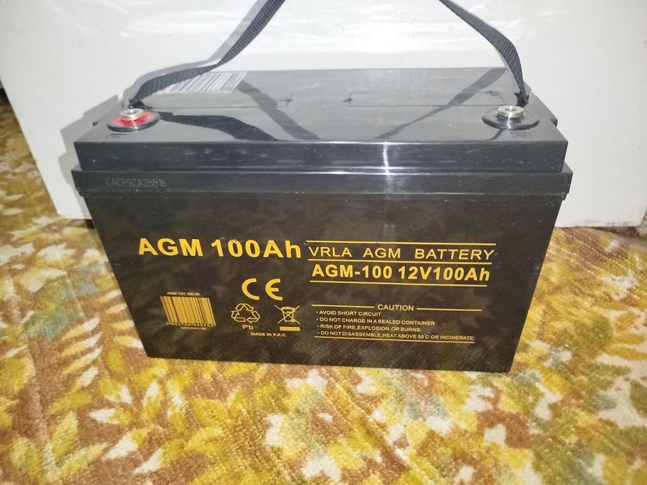 Акумулятор AGM акамулятор гелевий 100Aч батарея