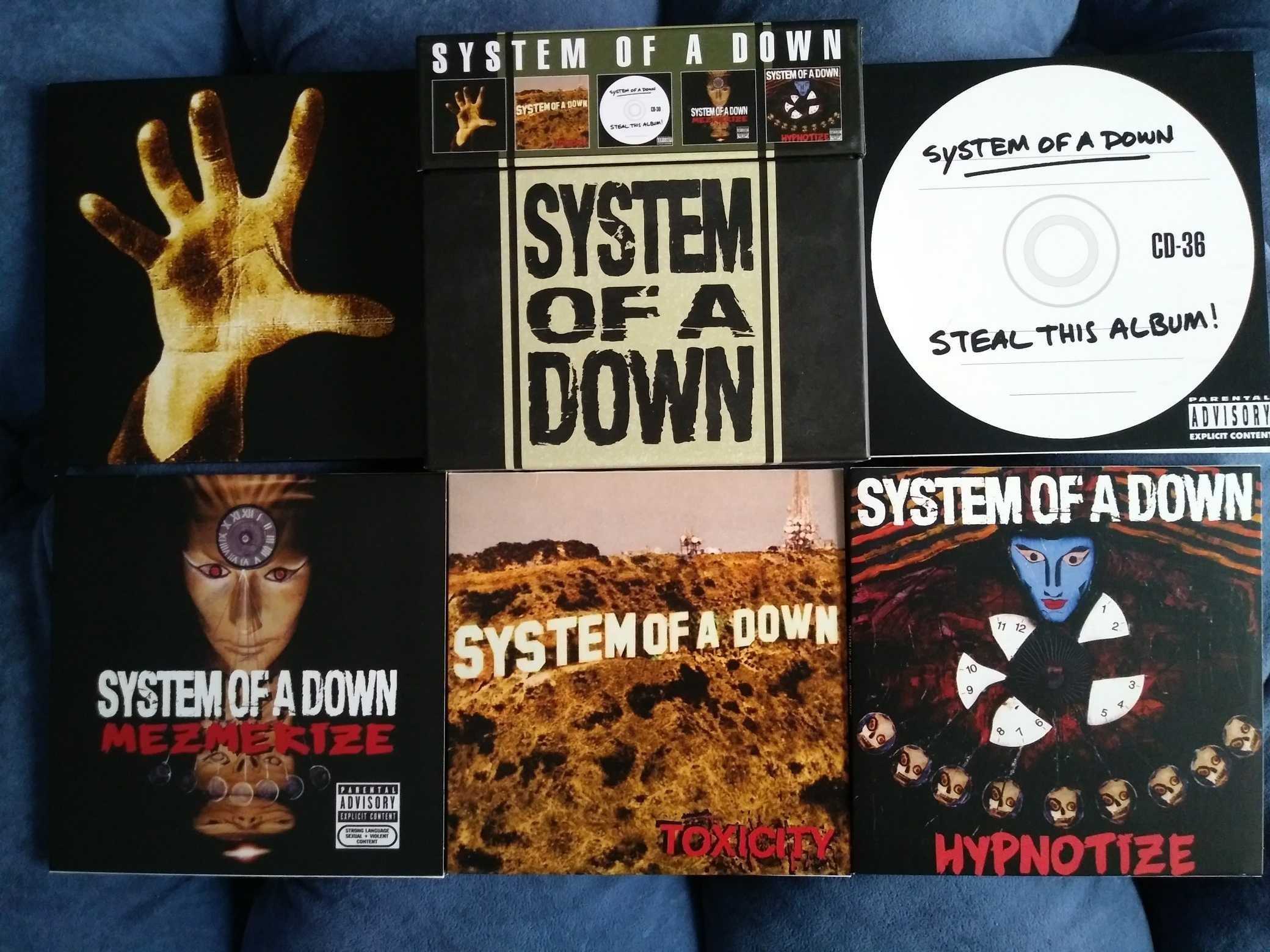 SYSTEM of a DOWN oraz SERJ TANKIAN - zestaw płyt CD