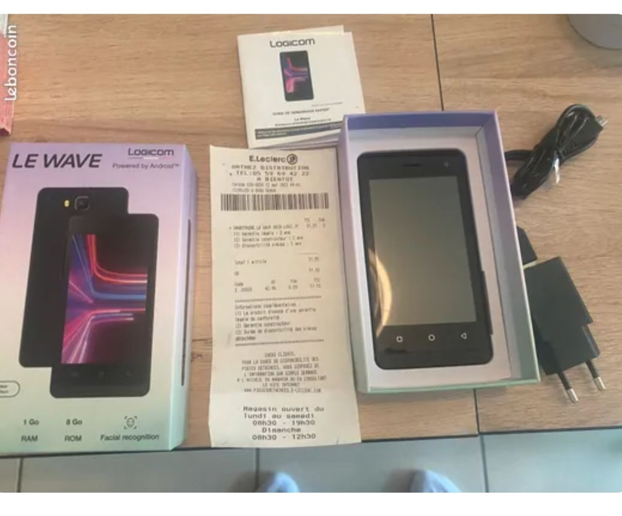 Телефон мобільний смартфон Logicom Le wave 1/8 Gb. Батарея съёмная