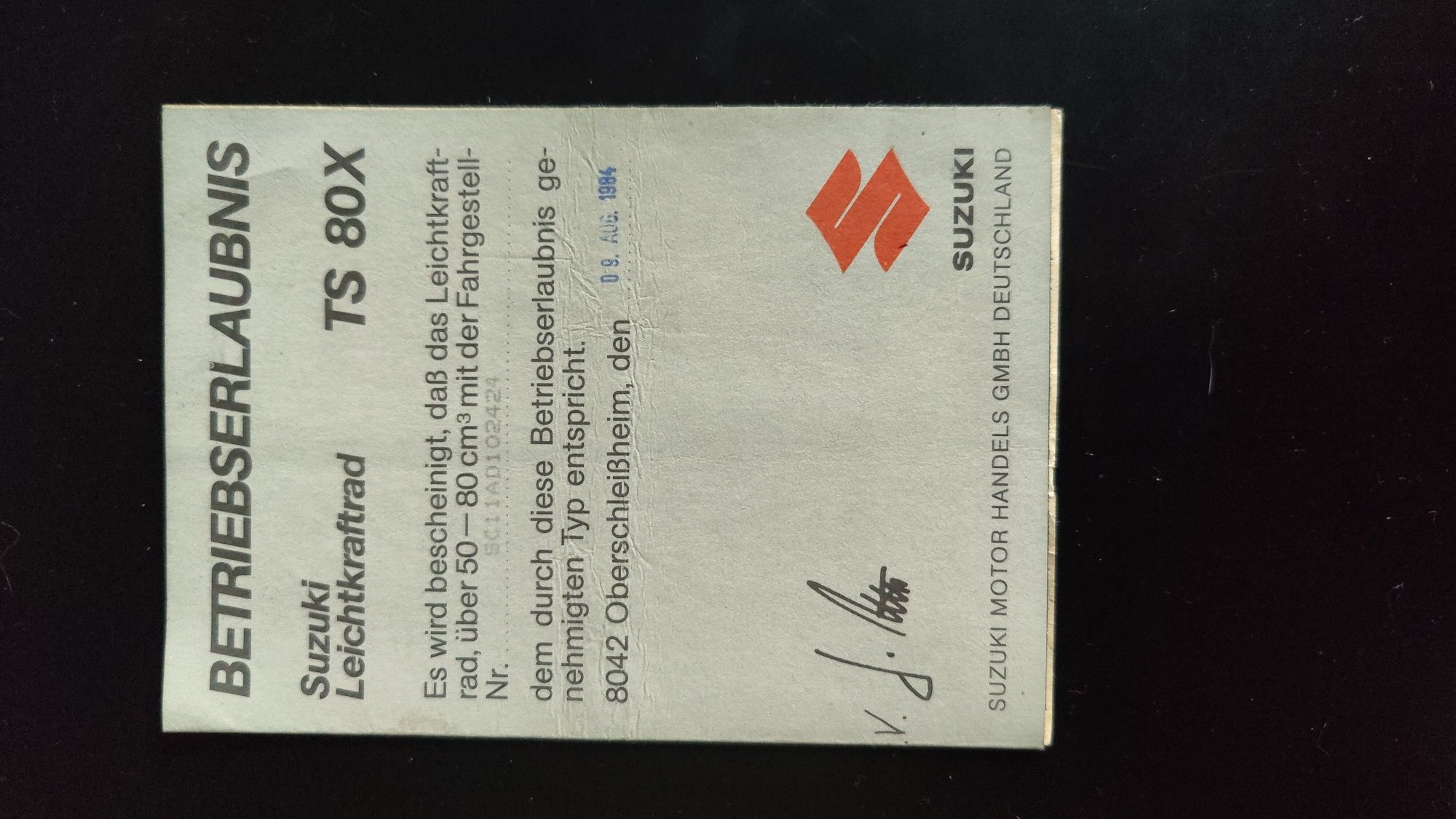 Suzuki TS 80X 1984