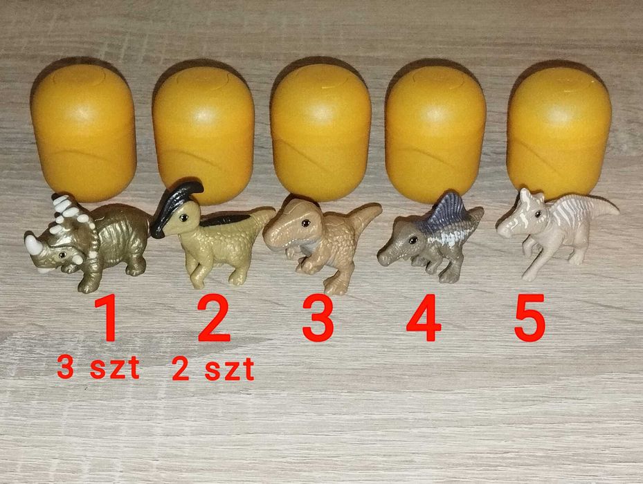 Dinozaury kinder na sztuki