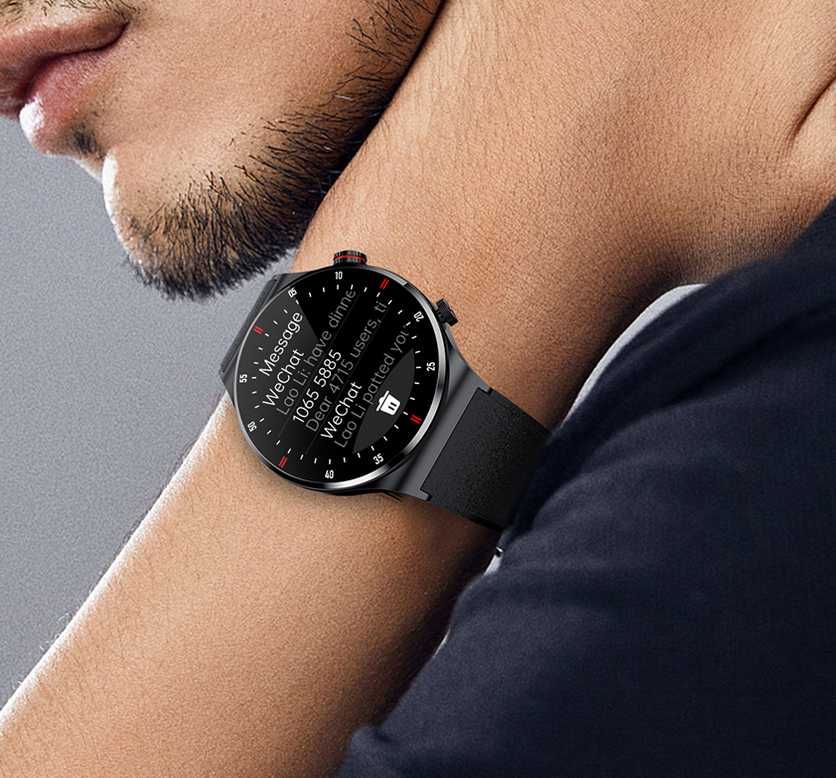 Relógio Smartwatch LIGE QW33 Masculino bracelete metal (Novo)