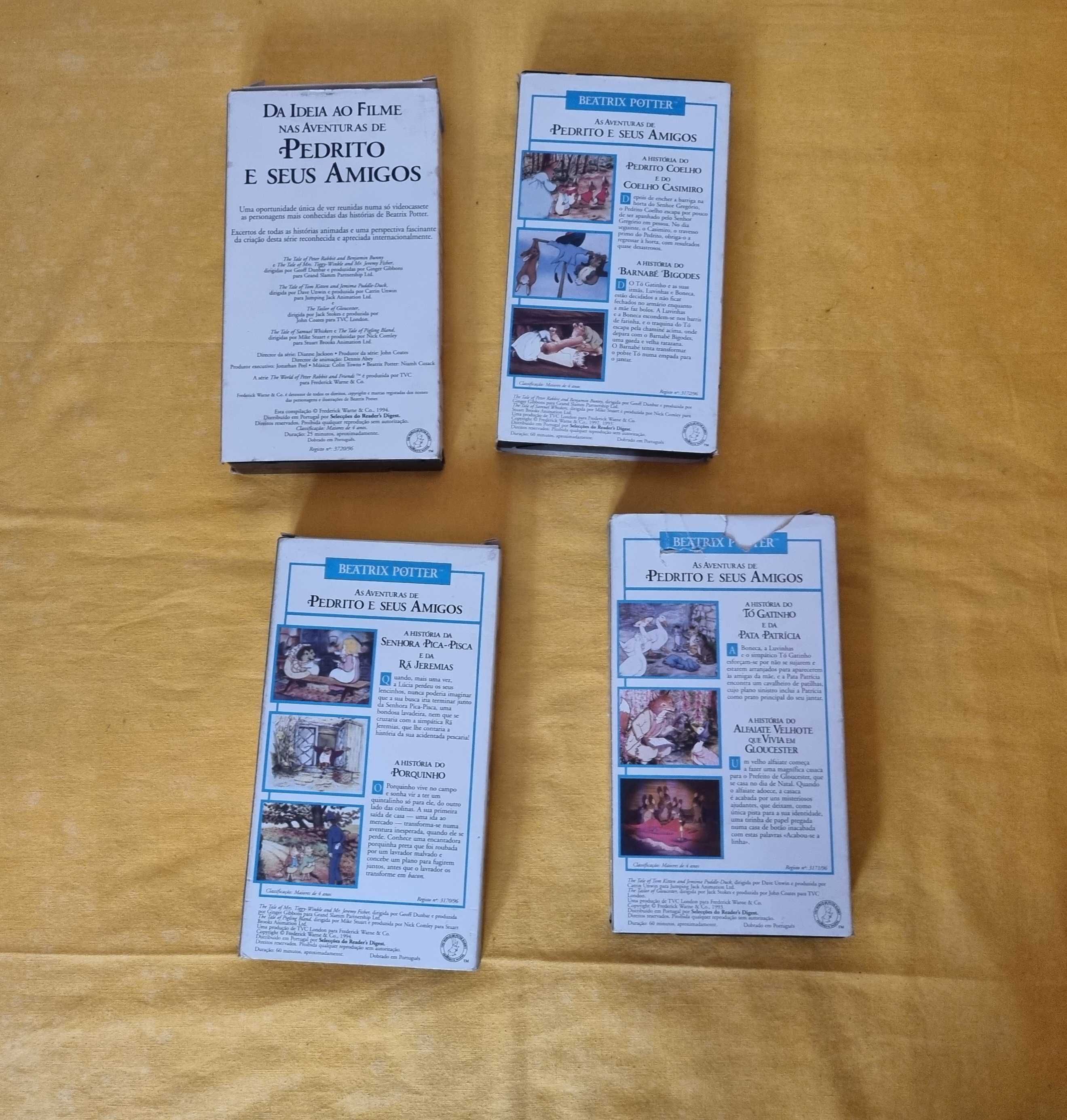 Cassetes VHS Antigas Bonecos
