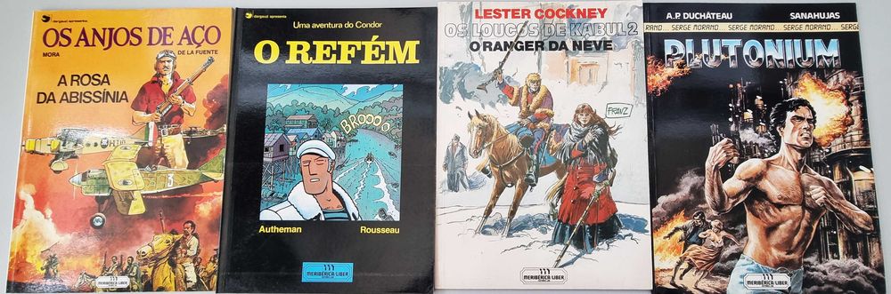 4 Bandas Desenhadas Meribérica / Liber 80's