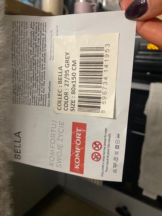 Dywan komfort szary bella