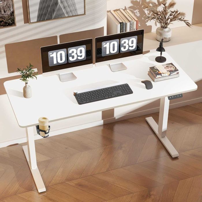 Nowe biurko elektryczne / blat 140x60 / stół / stanowisko PC !K551!